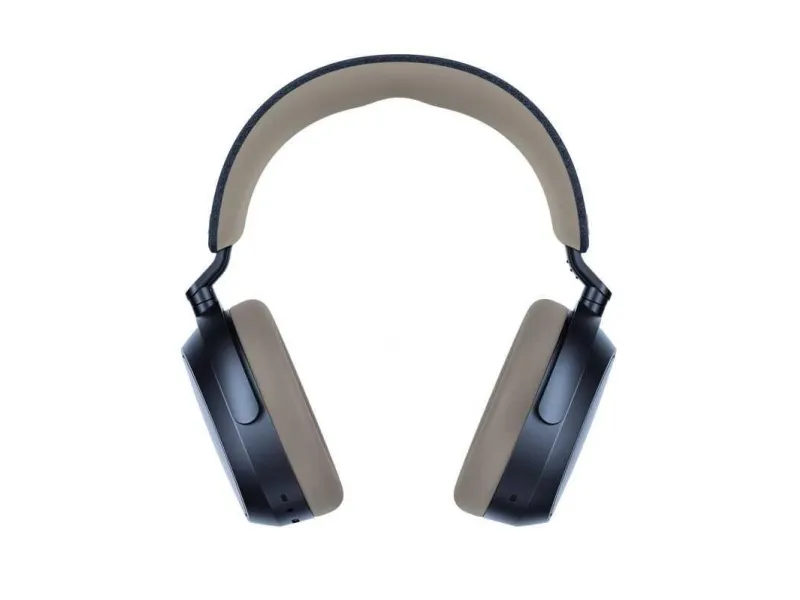 Sennheiser MOMENTUM 4 - Hovedtelefoner med mik. - fuld størrelse - Bluetooth - trådløs, kablet - aktiv støjfjerning - 2,5 mm jackstik, USB-C - denim