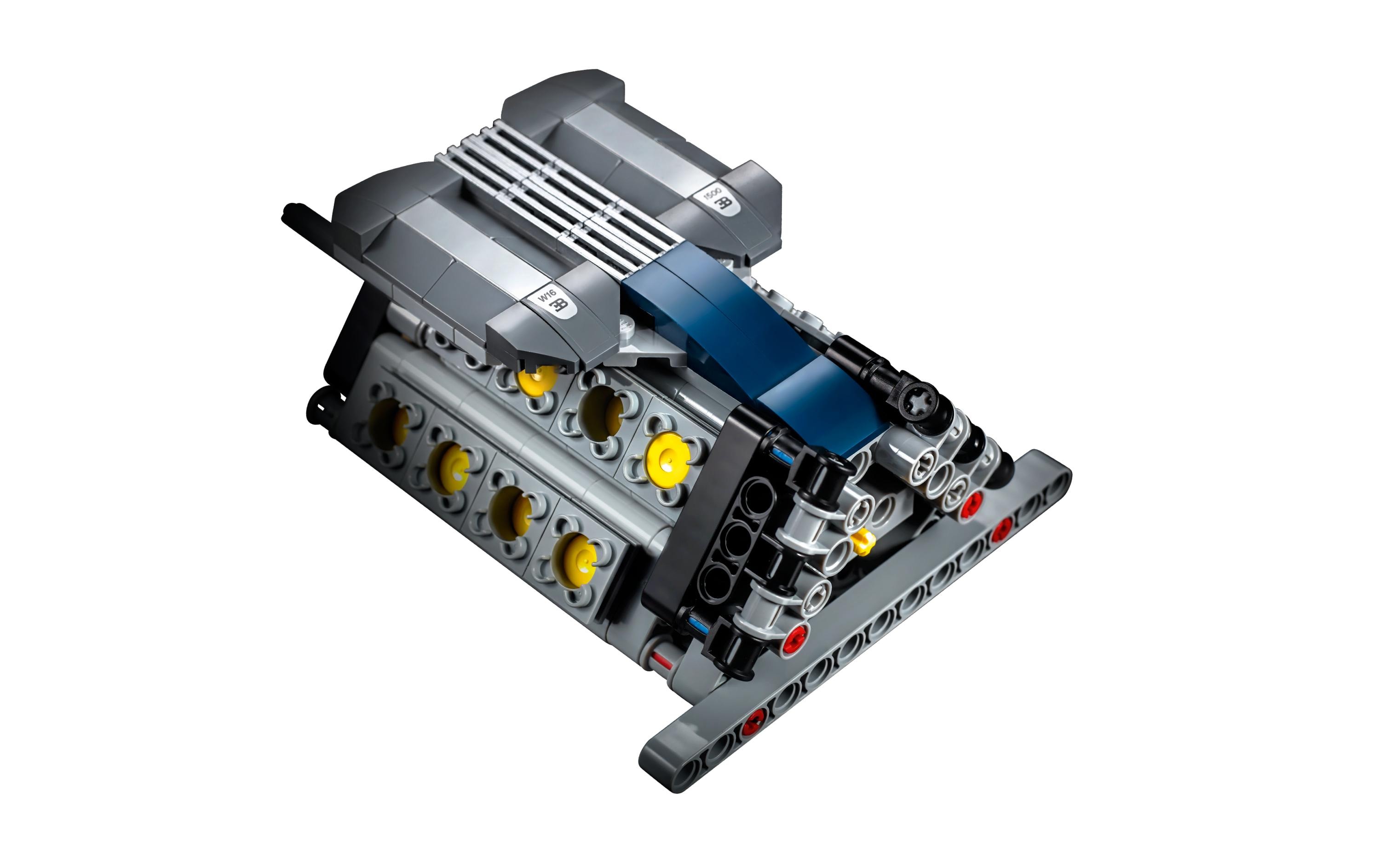 Technic Bugatti Chiron 42083<br>Nachbildung des Bugatti Chiron im Massstab 1:8