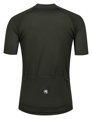Maillot Manches Courtes Vélo Rogelli Essential II Vert Homme