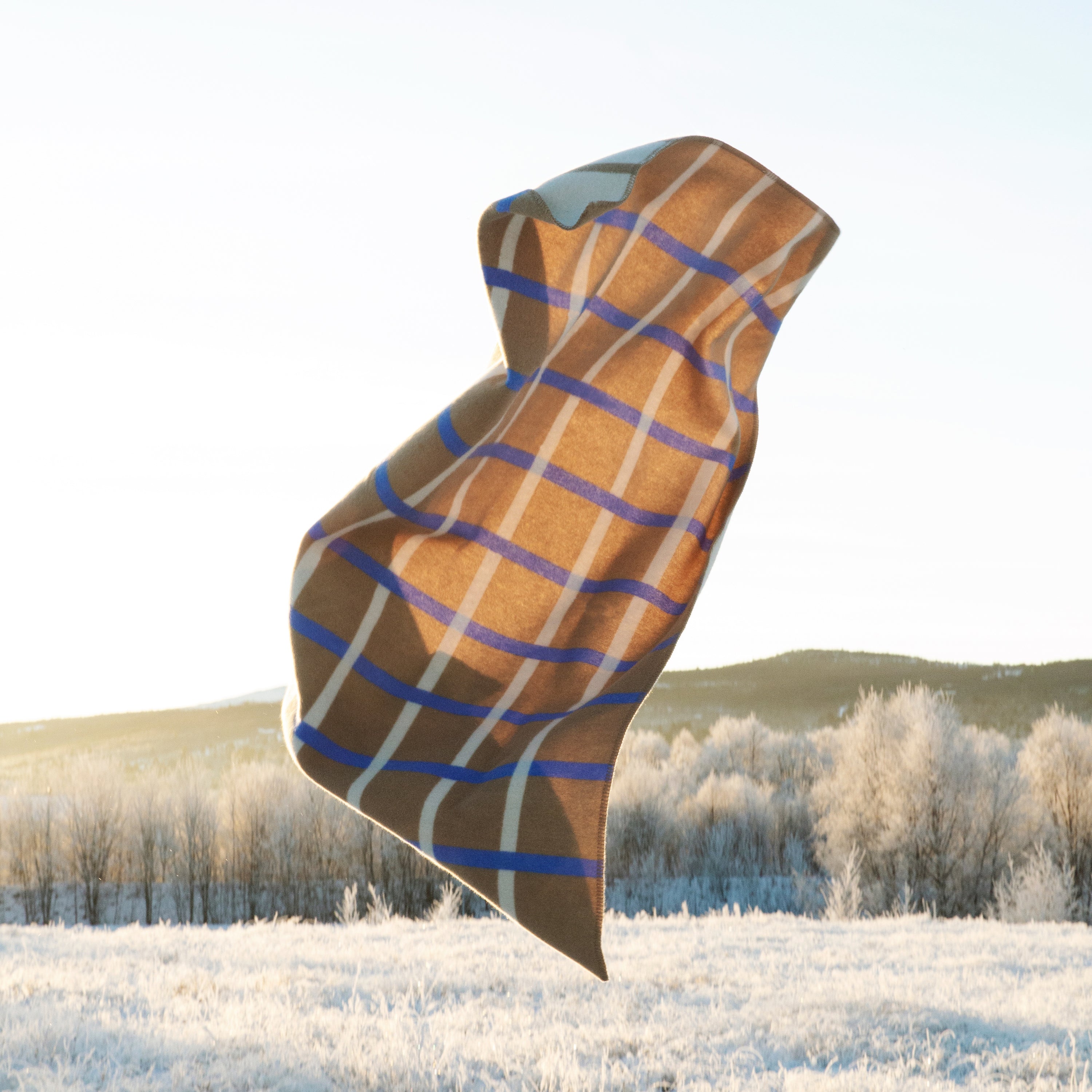 RÃ¸ros Tweed Knut Plaid - Taupe