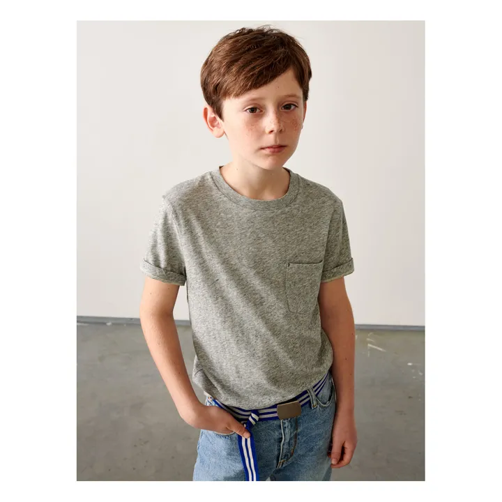 Bellerose T-shirt Aldo | Gris chiné