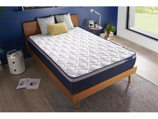 ACTISOM matelas Ressorts ensachés+Mémoire de forme ACTIFLEX MAX 120x190 cm Maxi épaisseur 7zones de confort