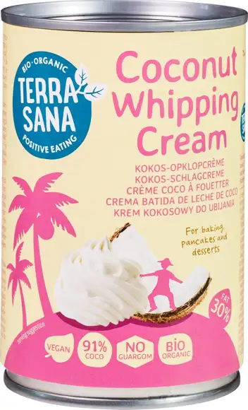 Coconut whipping cream