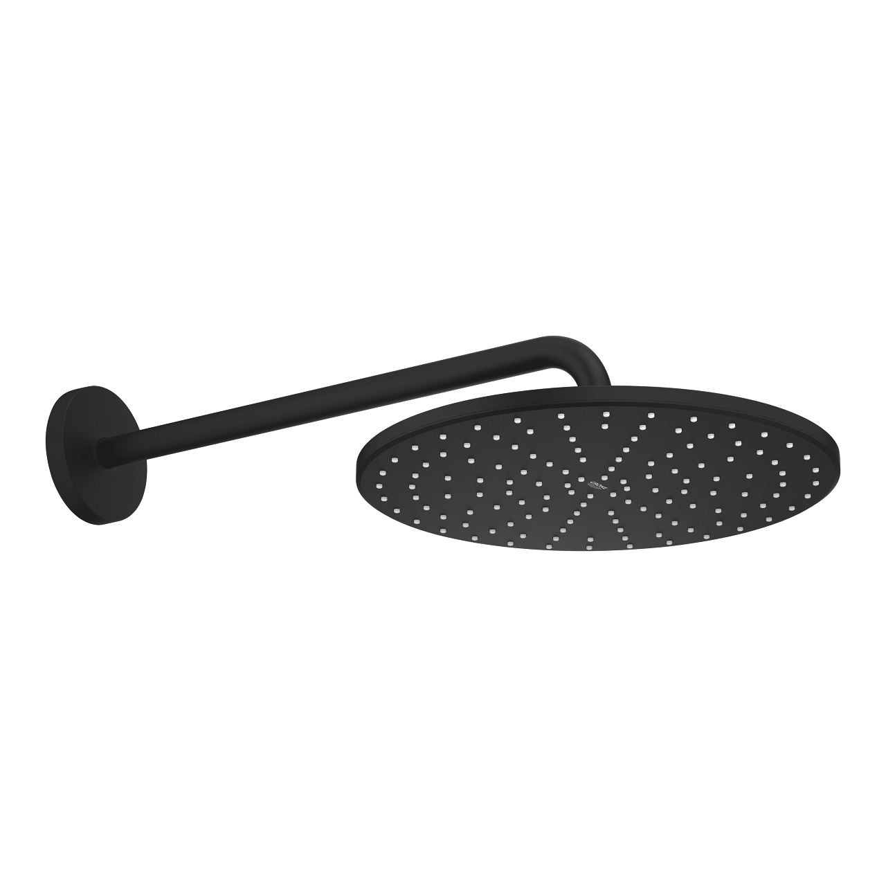 Grohe Rainshower hoofddouche met wandarm phantom black - zwart mat