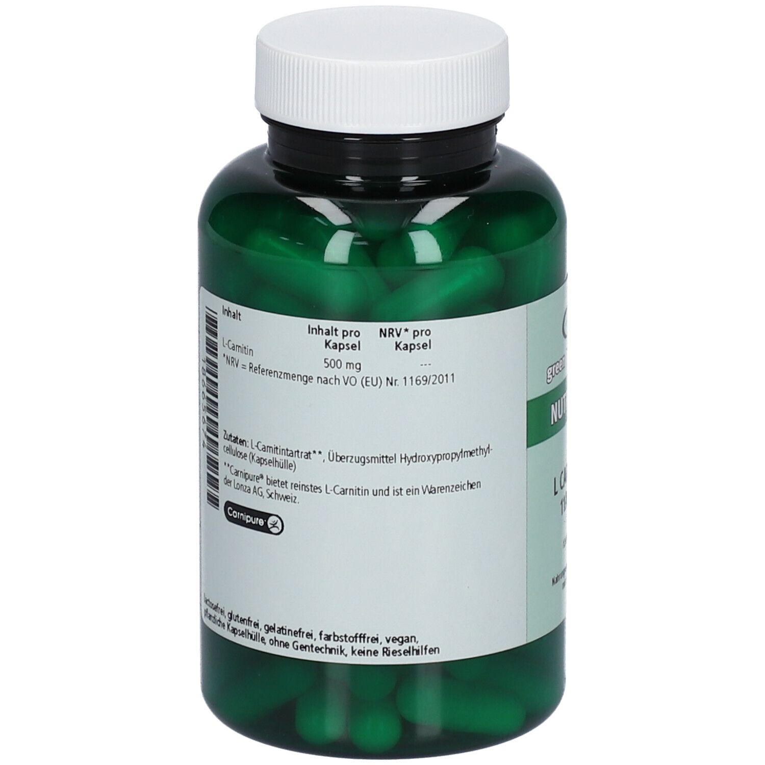 green line NUTRITHEKE L-Carnitin 502