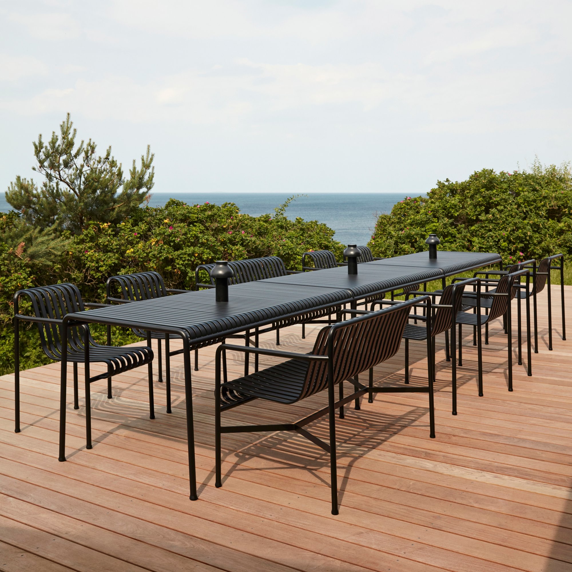 Tuintafel Palissade 170x90 antraciet