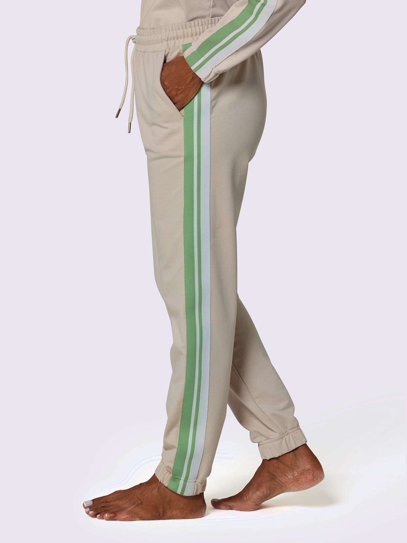 Pantalon matière sweat