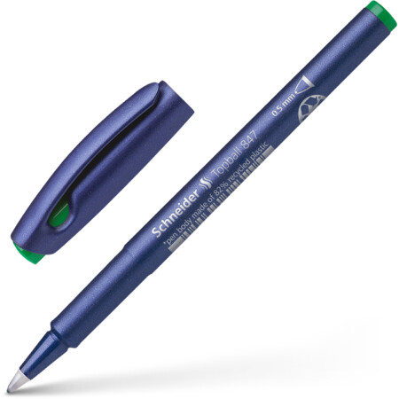 Schneider Topball 847 Tintenroller - grün - 0.5 mm