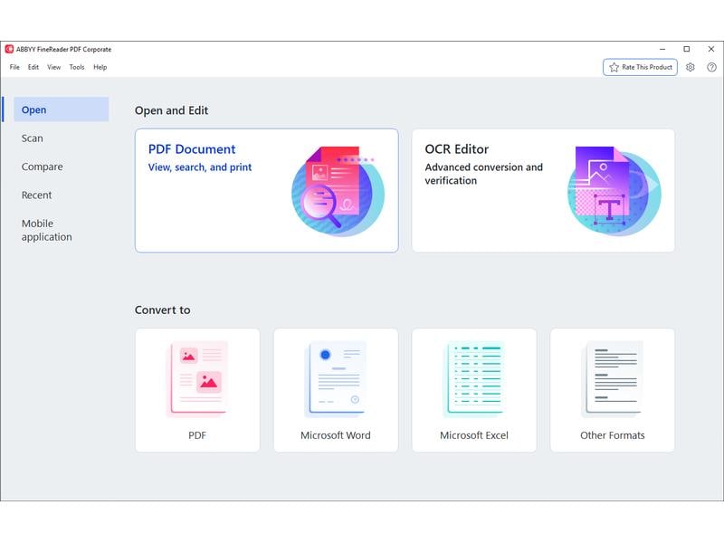 ABBYY FineReader PDF Corporate ESD, Subs., Single User, 1 J Umfassende PDF-Lösung