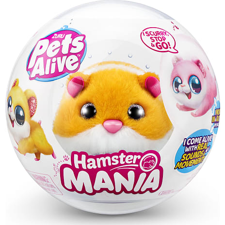 Pets Alive Hamstermania hamsterkæledyr - assorteret