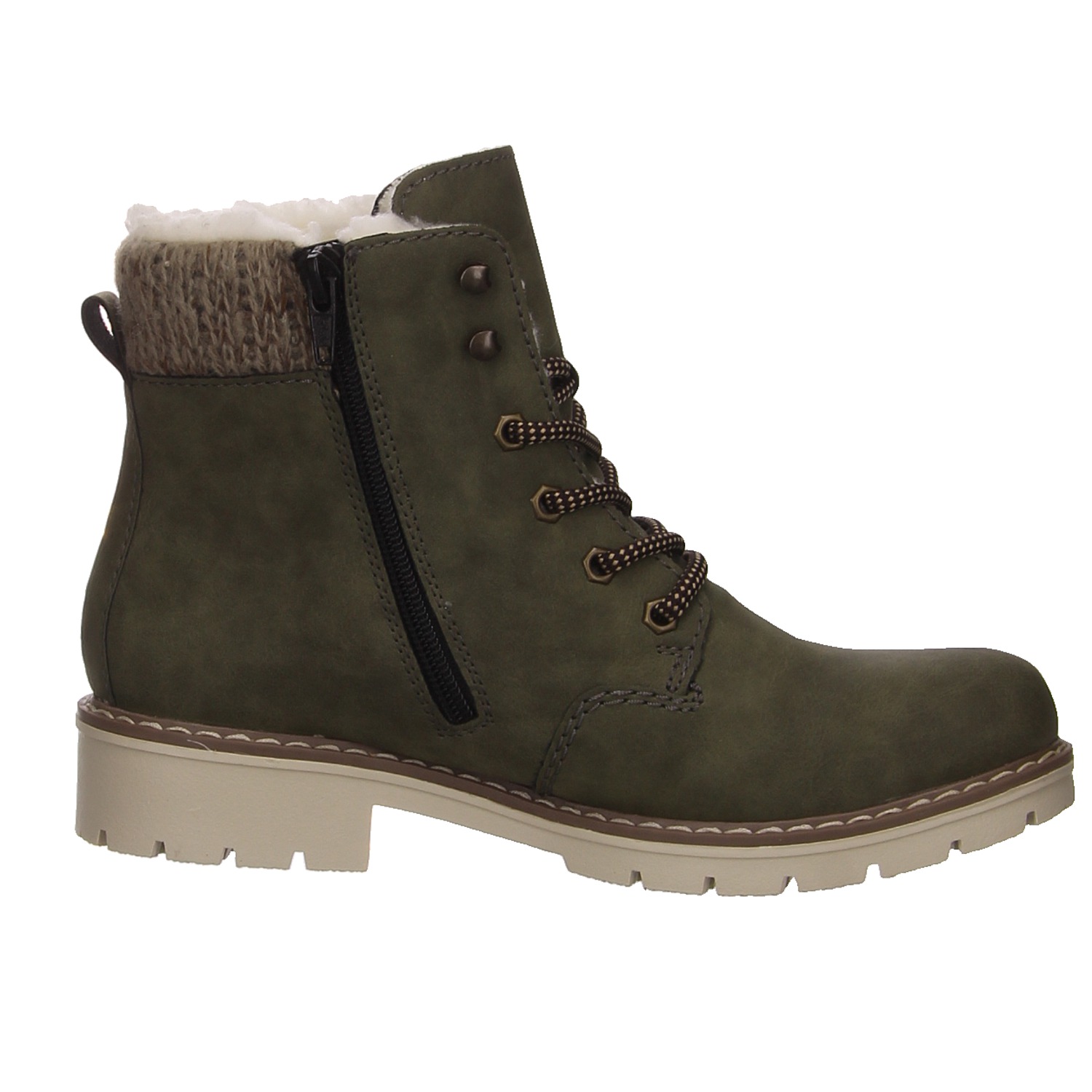 Rieker Schnürboots grün grün