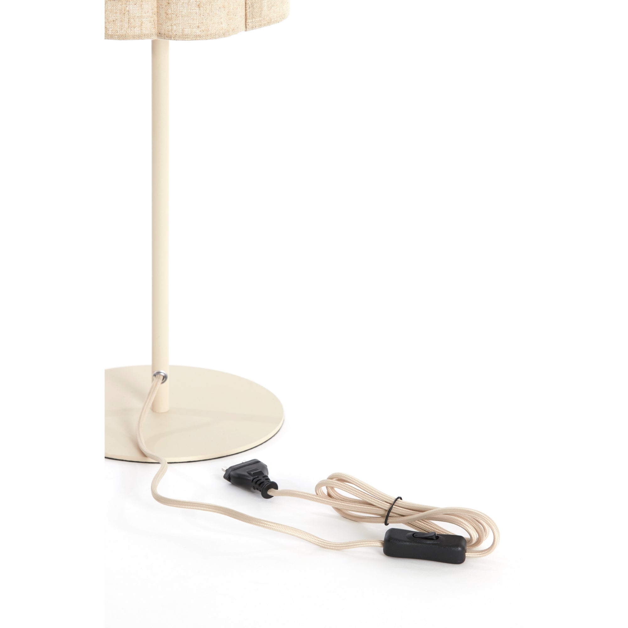 vtwonen Tafellamp Fringe - Naturel - Ã20cm