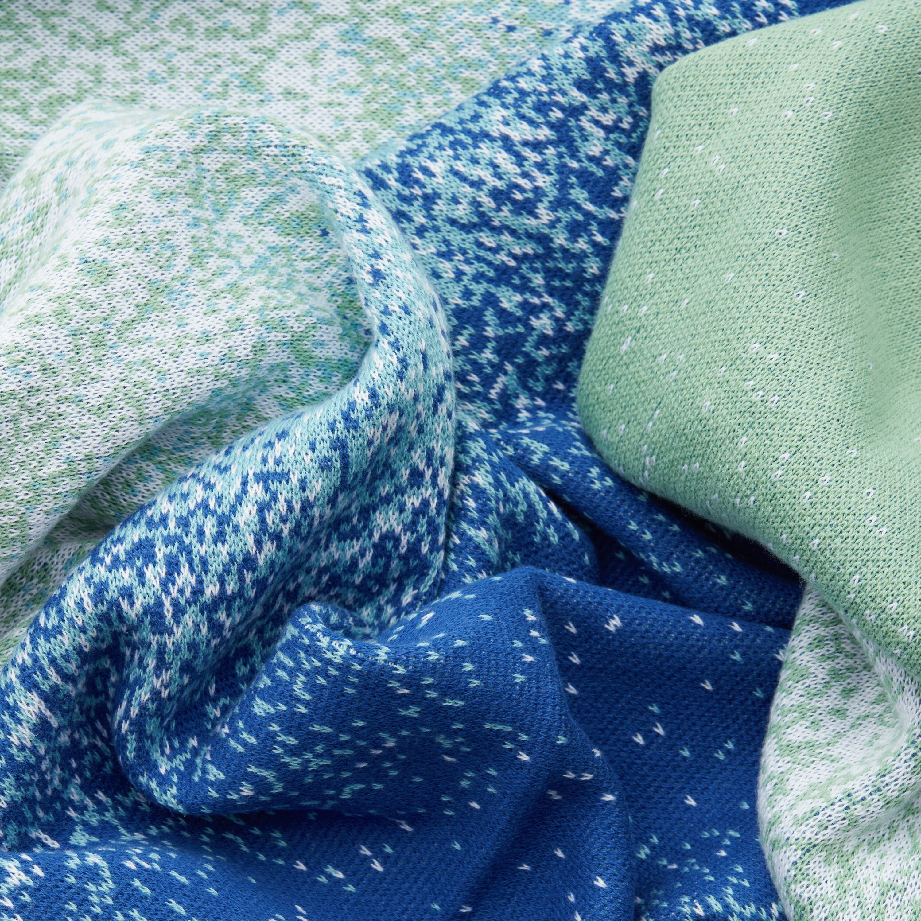 SULA x Micasa SOLE Decke - Blau / B: 130.0 cm x H: 170.0 cm