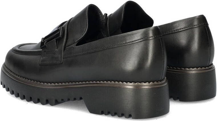 GABOR Loafers Dames 452 Maat: 37 5 Materiaal: Leer Kleur: Zwart