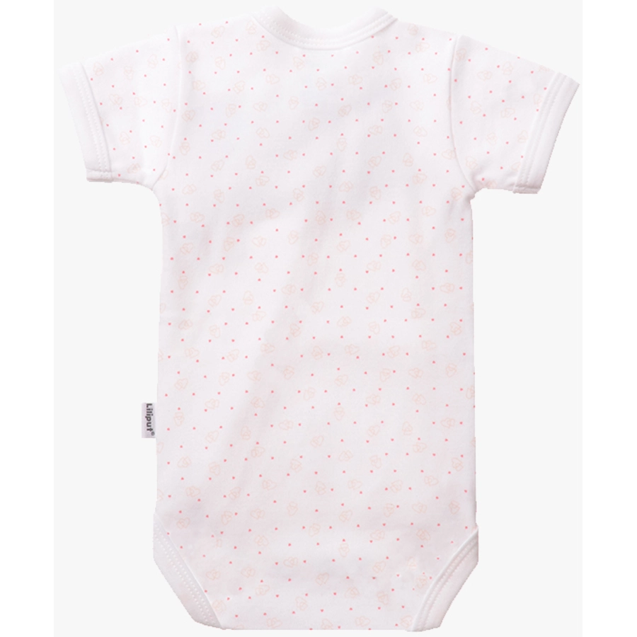 Liliput Baby-Body weiß und rosa