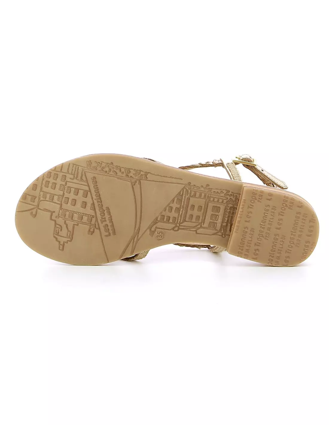 LES TROPEZIENNES MONATRESS - Sandales & nu-pieds Or