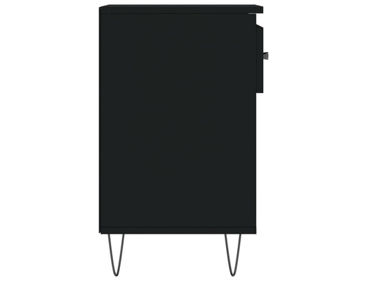 VIDAXL - Armoire à chaussures noir 102x36x60 cm bois d'ingénierie