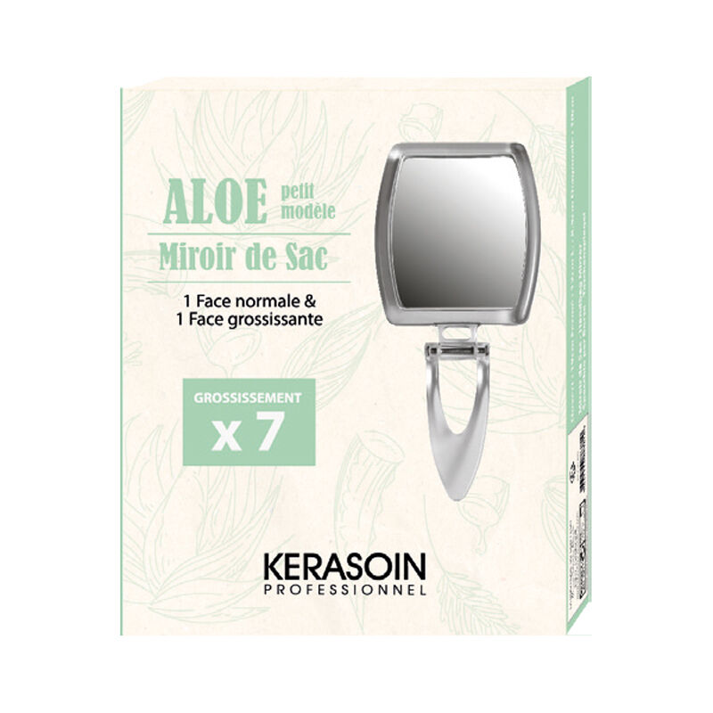 Miroir de sac double face grossissant x 7 Aloes
