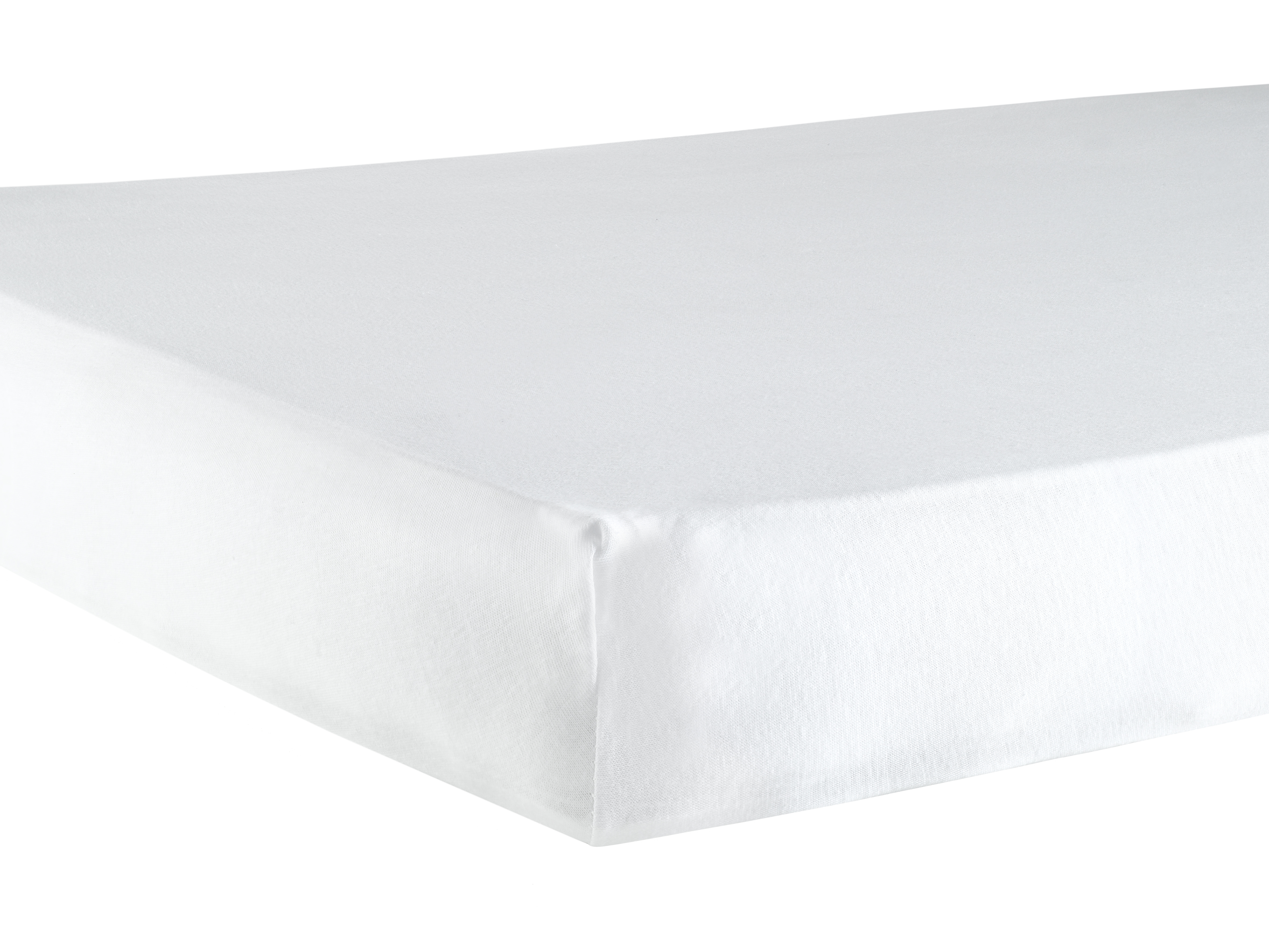 Kinder-Jersey-Bettlaken - weiß - 70x140 cm