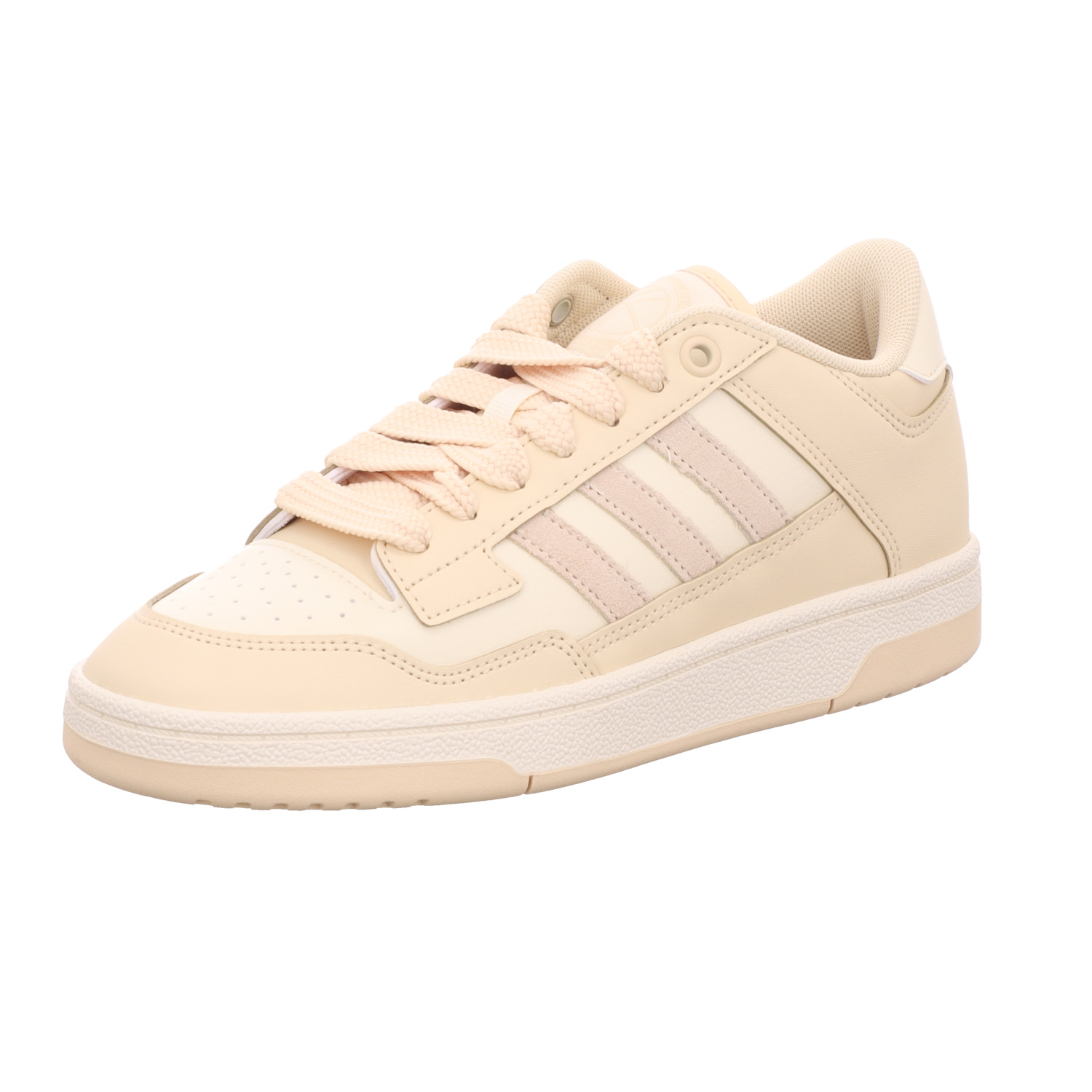 adidas Damen-Sneaker RAPID COURT LOW W Beige-Weiß