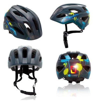 Casque de Vélo pour enfants de 6 à 12 ans | Flèche Noir| Certifié EN1078