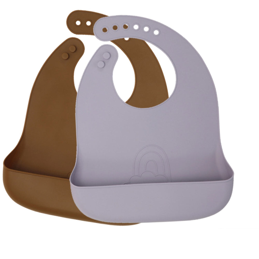 Køb By Lille Vilde Lilac & Cocoa Hagesmække - Rainbow 2pcs