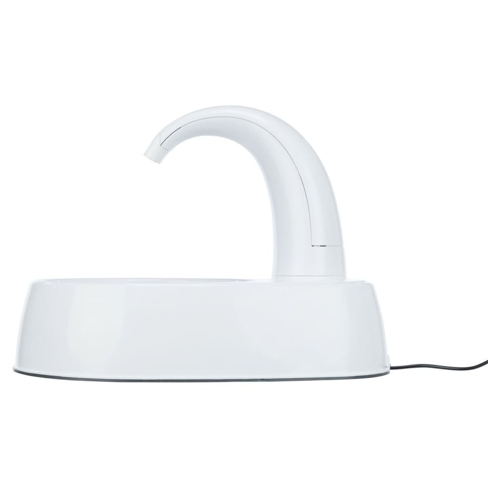 Fontaine à boire pour animaux de compagnie curved stream blanc