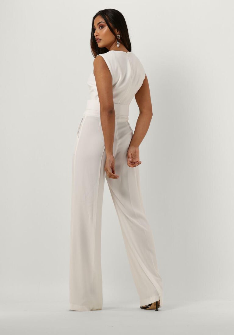 ACCESS witte access jumpsuit jumpsuit with zipper on the neckline