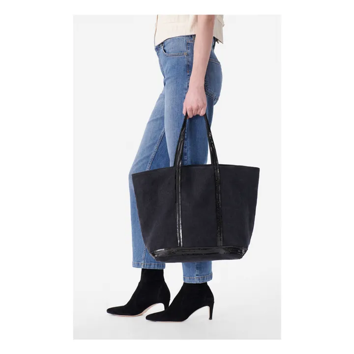Vanessa Bruno Cabas Grand Lin et Sequins | Noir