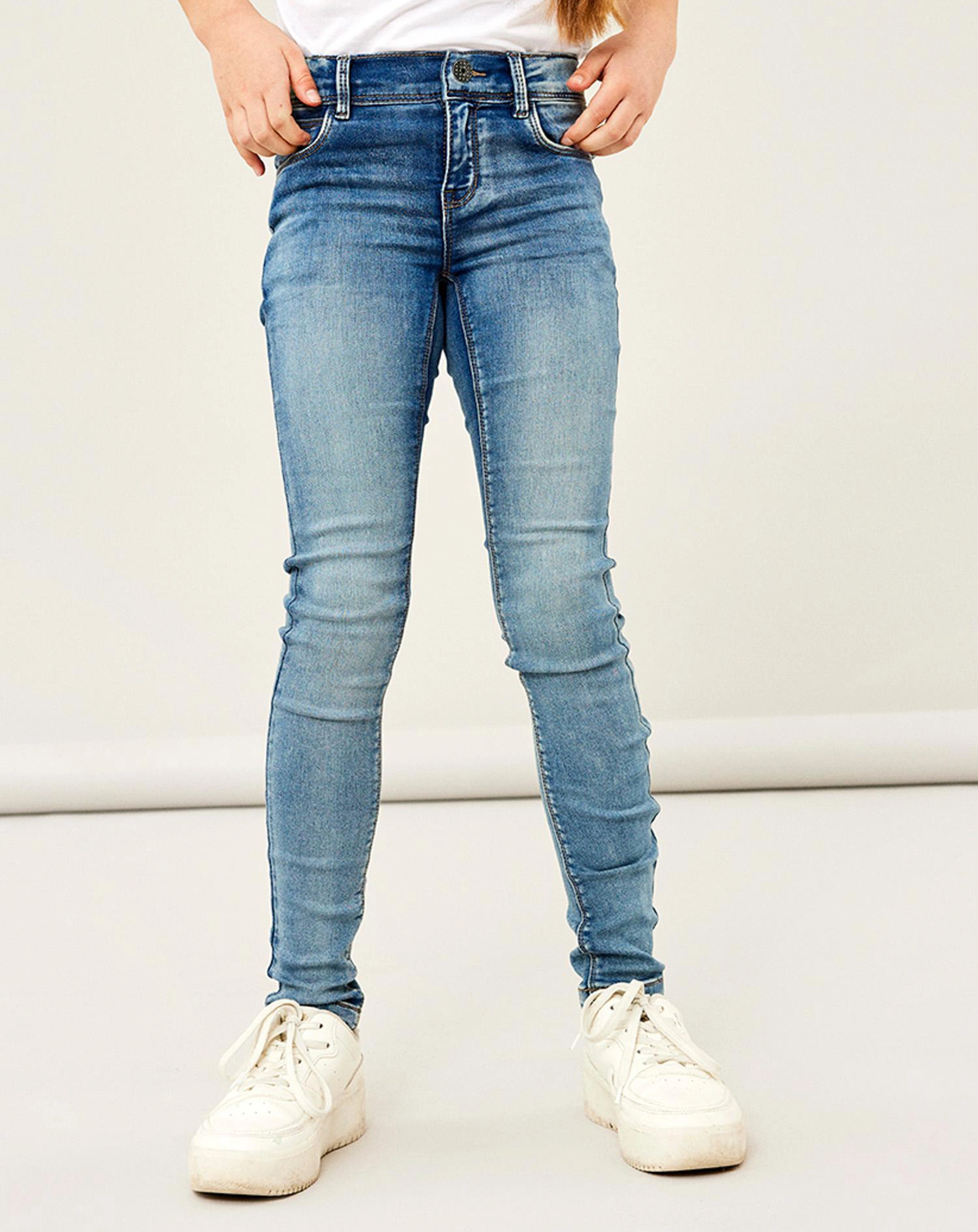 Jeans NKFPOLLY 1165-TH Skinny Fit in medium blue denim