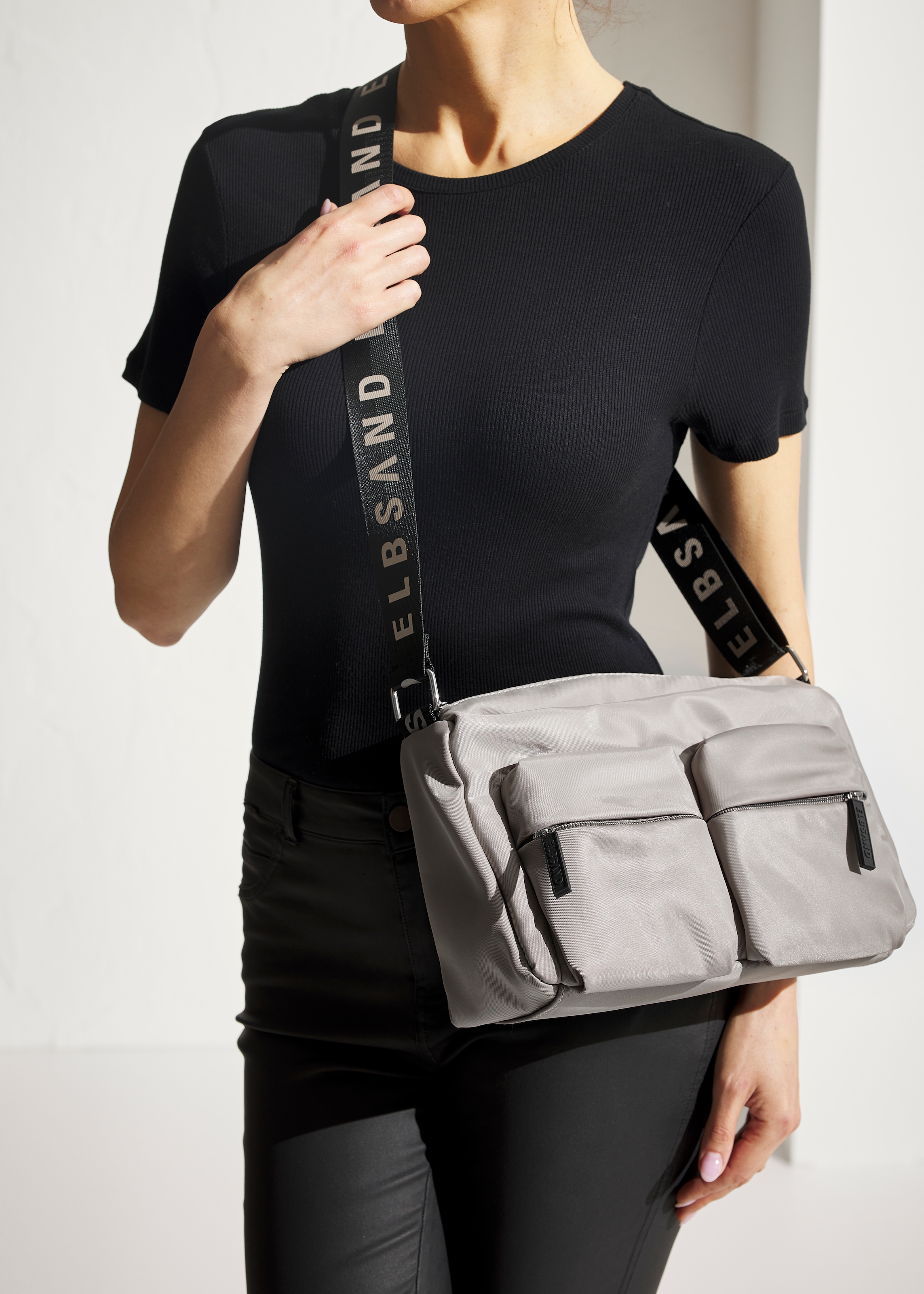 Elbsand Umhängetasche »Schultertasche« Handtasche, Henkeltasche, Crossbody Bag VEGAN