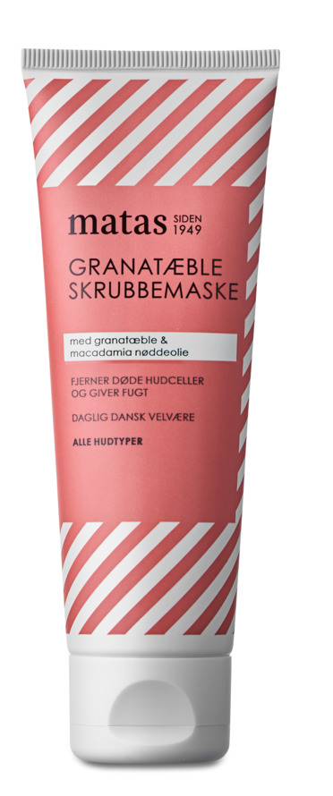Matas Striber Granatæble Skrubbemaske til Alle Hudtyper 80 g