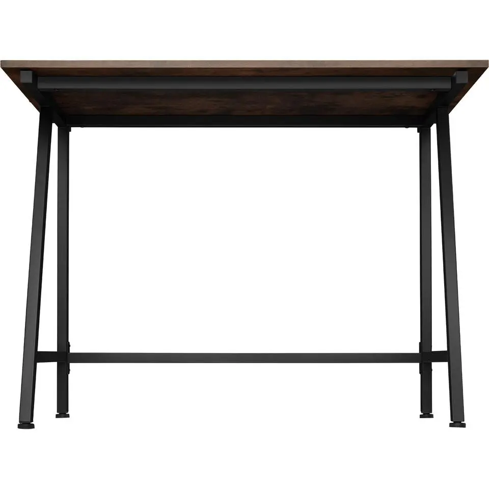 tectake Bureau Newton 100x50x77cm, Industrieel Hout Donker, Rustiek