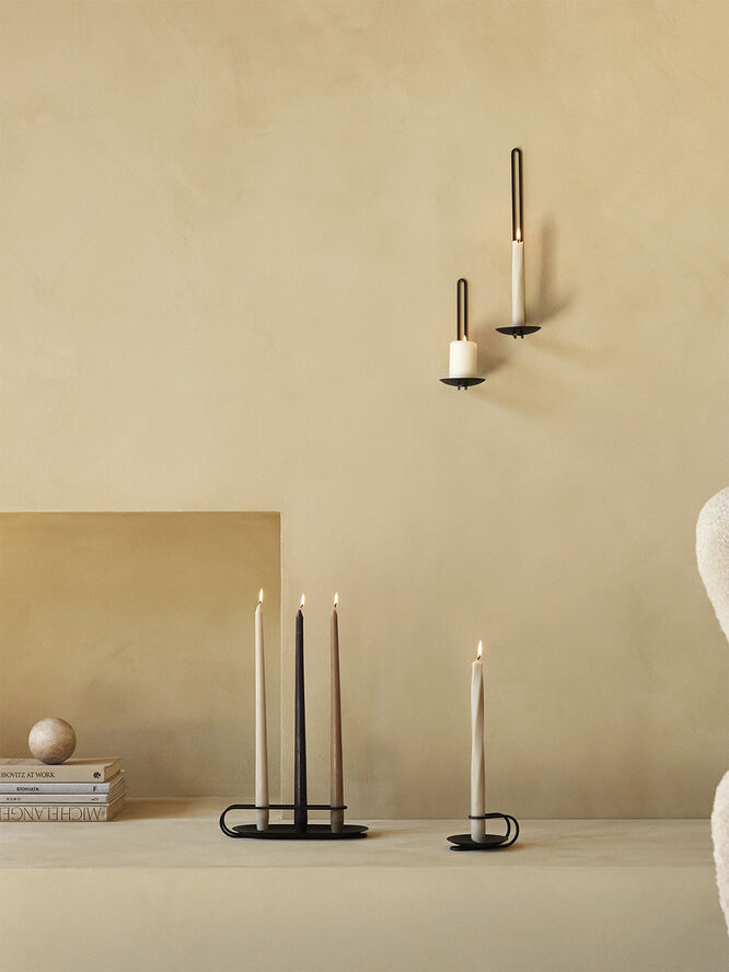Audo Copenhagen Clip Candle Holder, Table, H5, Bras
