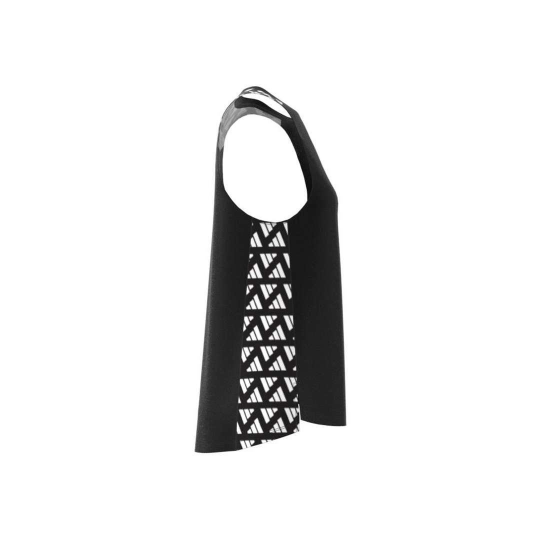adidas Own The Run Celebration Hardloopshirt Zonder Mouwen Zwart Dames