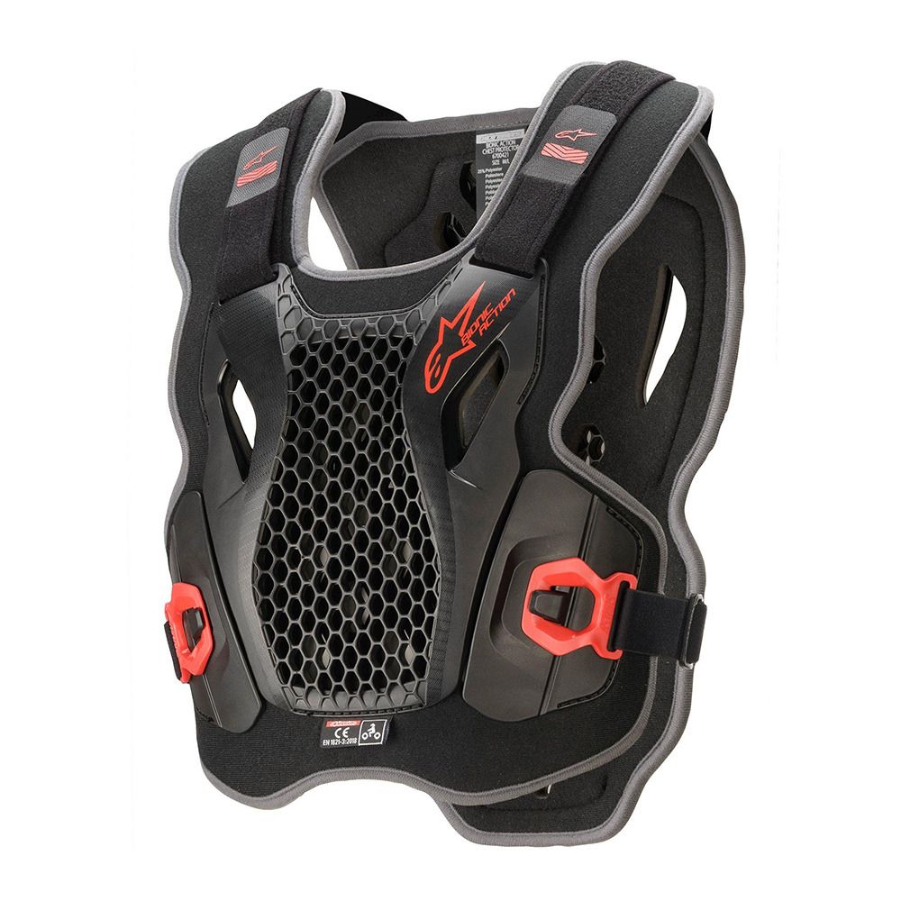 Alpinestars BIONIC ACTION - Plastron de protection noir/rouge