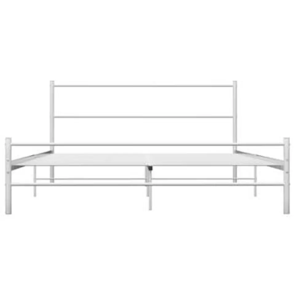 vidaXL - Metalen bed frame - Wit - 120x200 cm