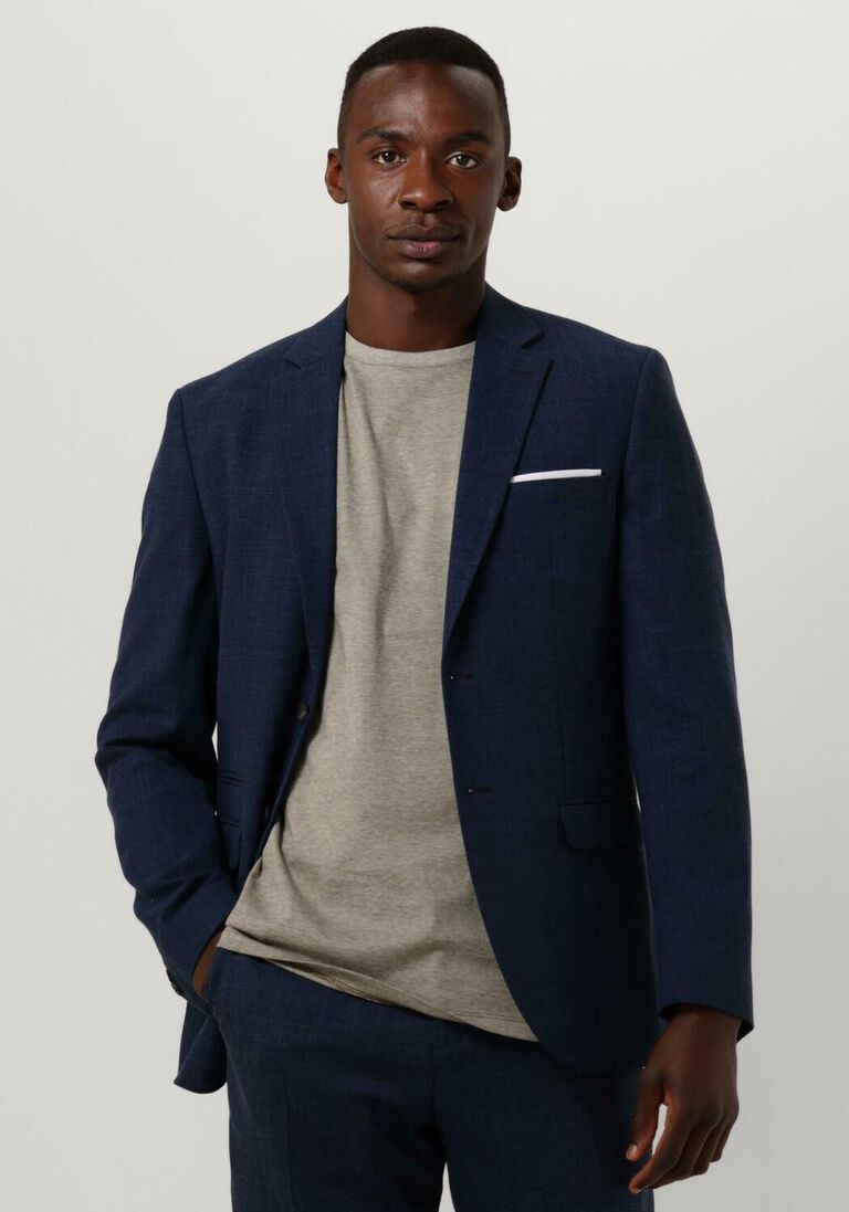 SELECTED HOMME donkerblauwe selected homme colbert slhslim-oasis linen blz