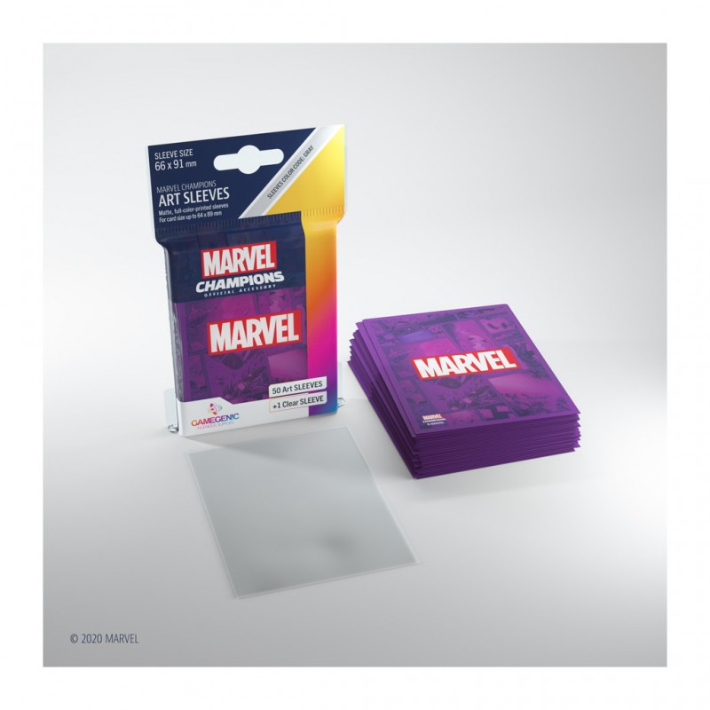Sleeves Marvel Champions - Purple