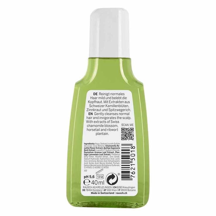 Rausch Pflege-Shampoo mit Schweizer Kräutern, 40 ml