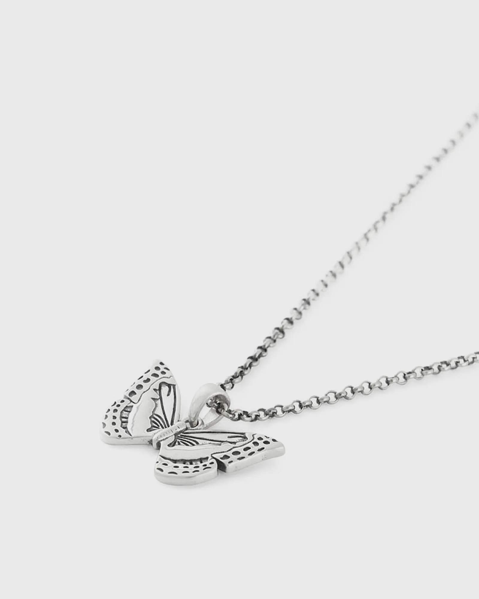 Serge DeNimes Silver Butterfly Necklace