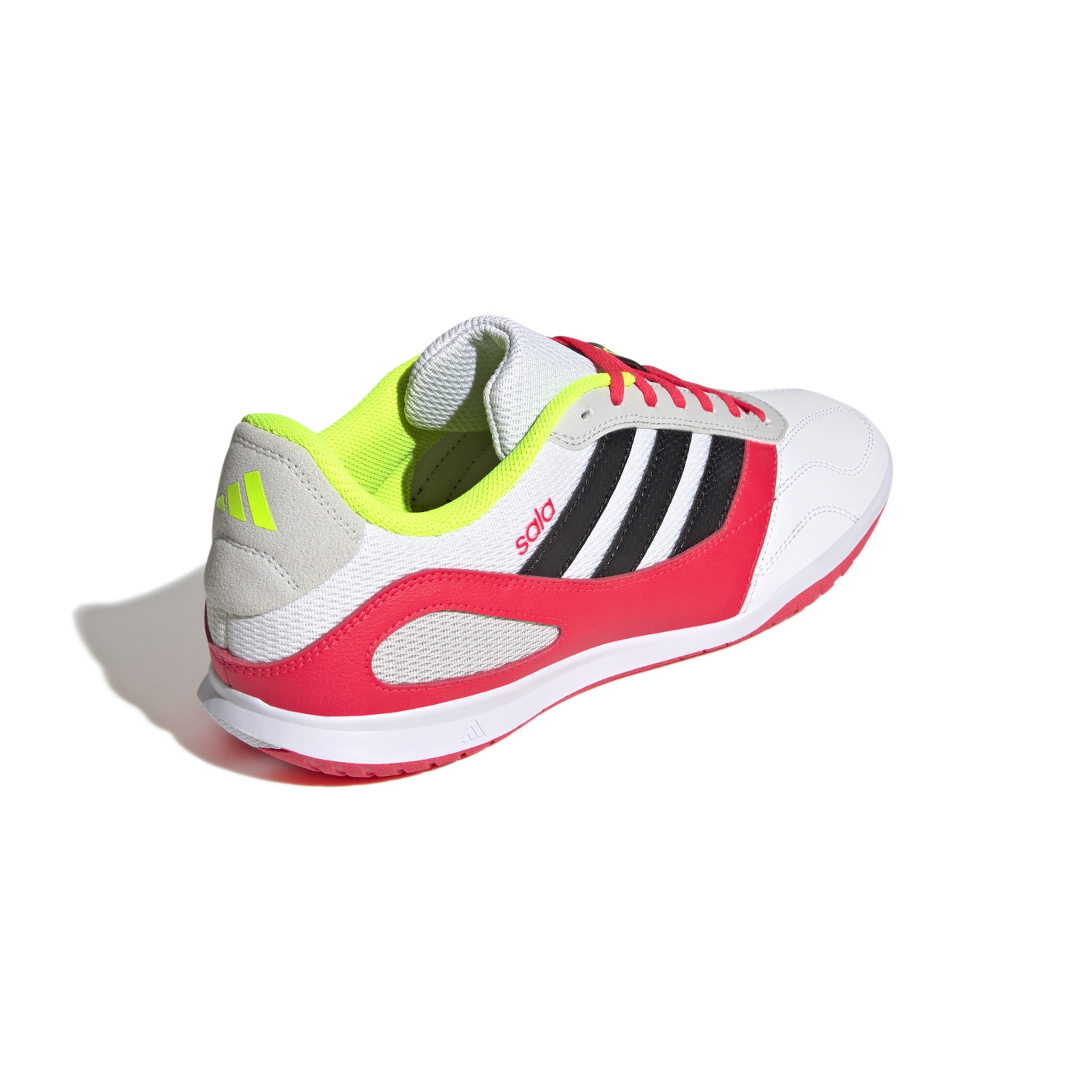 Adidas Super Sala III Zaalvoetbalschoenen (IN) Wit Rood Grijs Geel