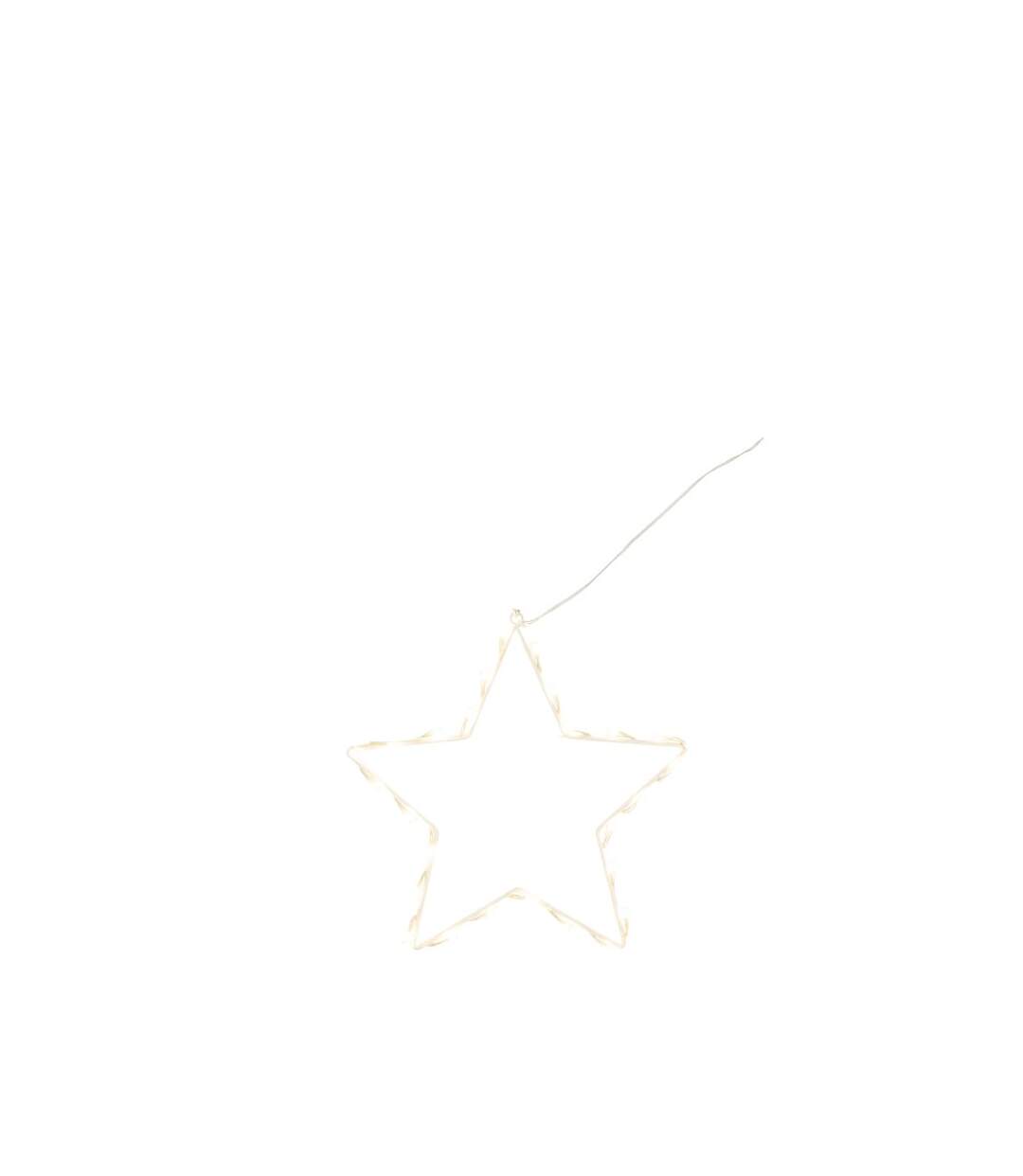 Paris Prix - Décoration De Noël à Led étoile 30cm Blanc
