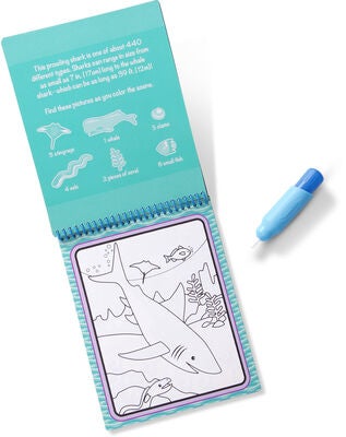 Melissa & Doug Water Wow! Fargeleggingsbok Hav