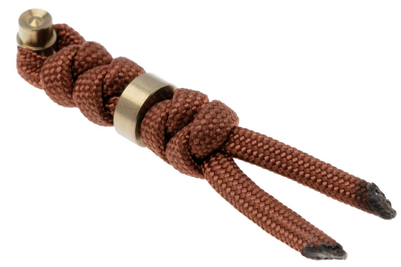 Chris Reeve Large Sebenza/Umnumzaan Lanyard with bead rust/gold COM-7132