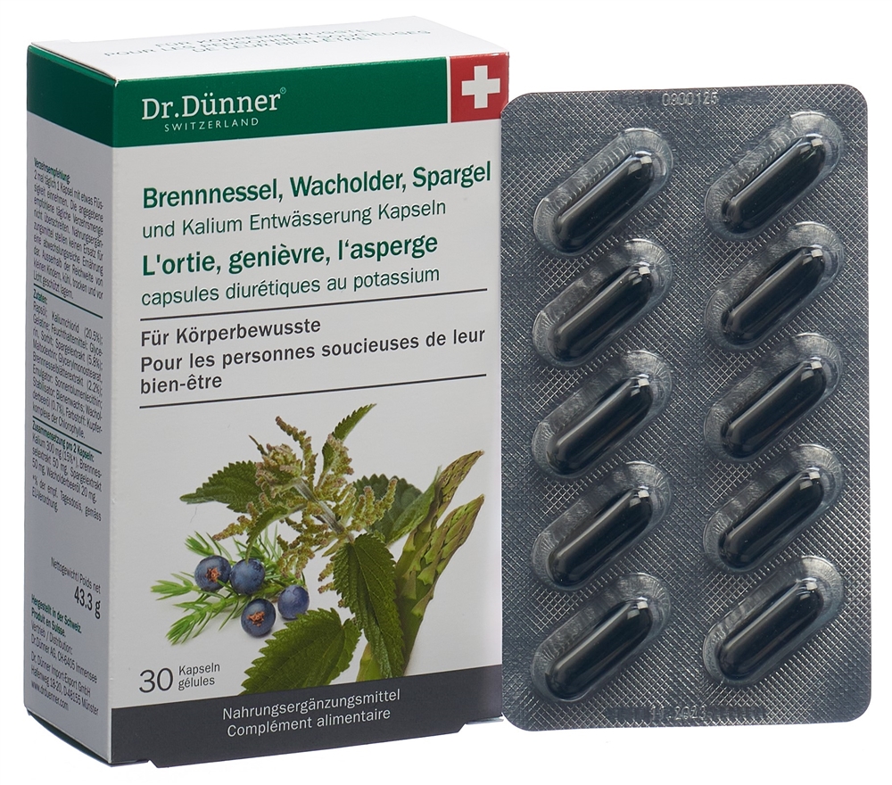 DUENNER Brennnessel Kaps Blist 30 Stk