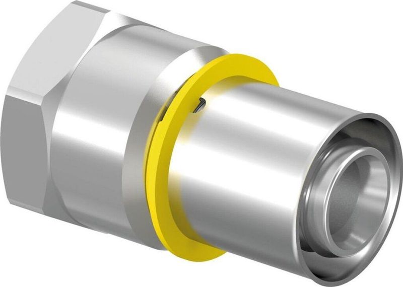 Uponor - MLC G Gas Plus - Perskoppeling Recht - 25 x 1 Binnendraad