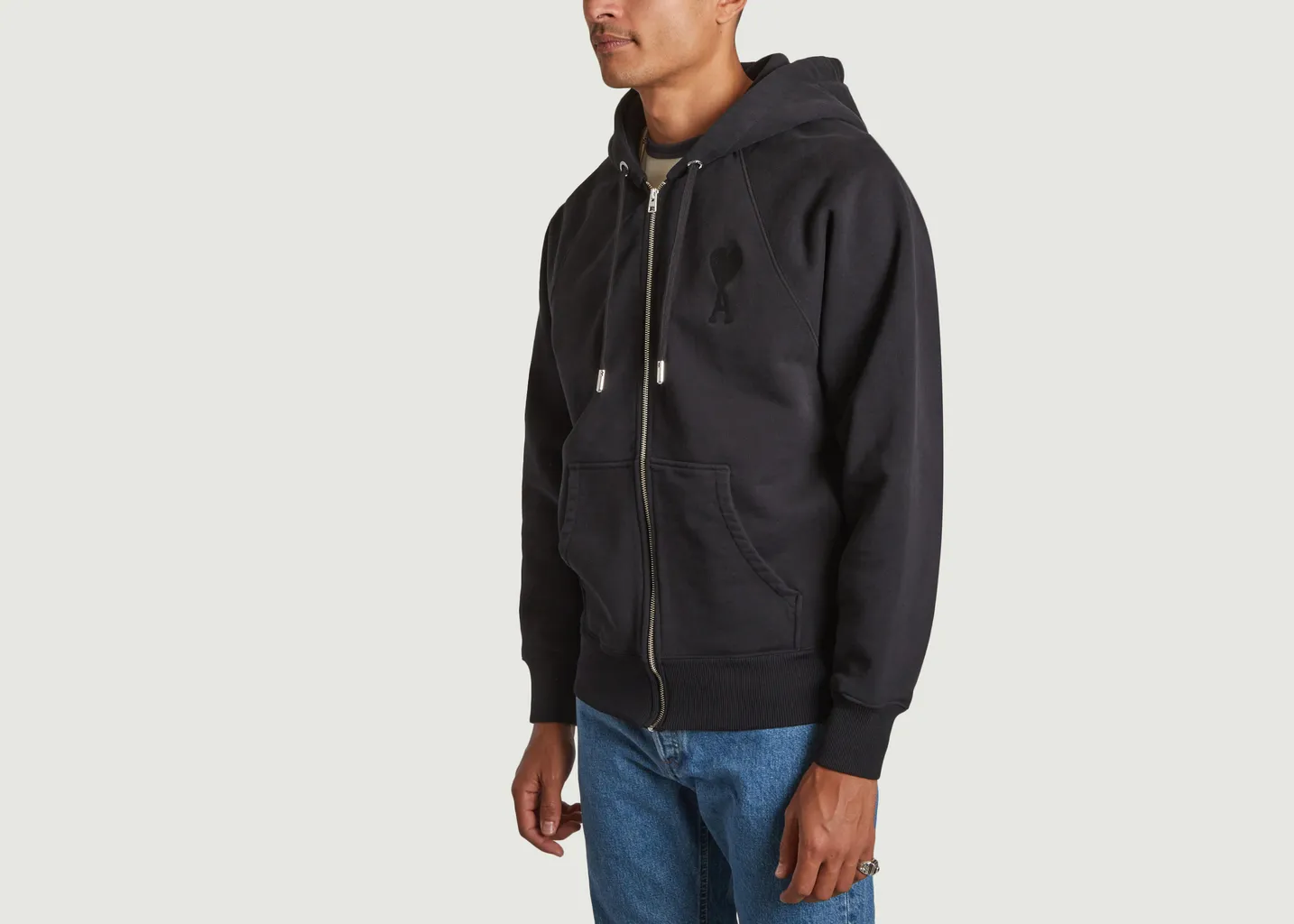 Hoodie Zipped Ami de Coeur AMI Paris