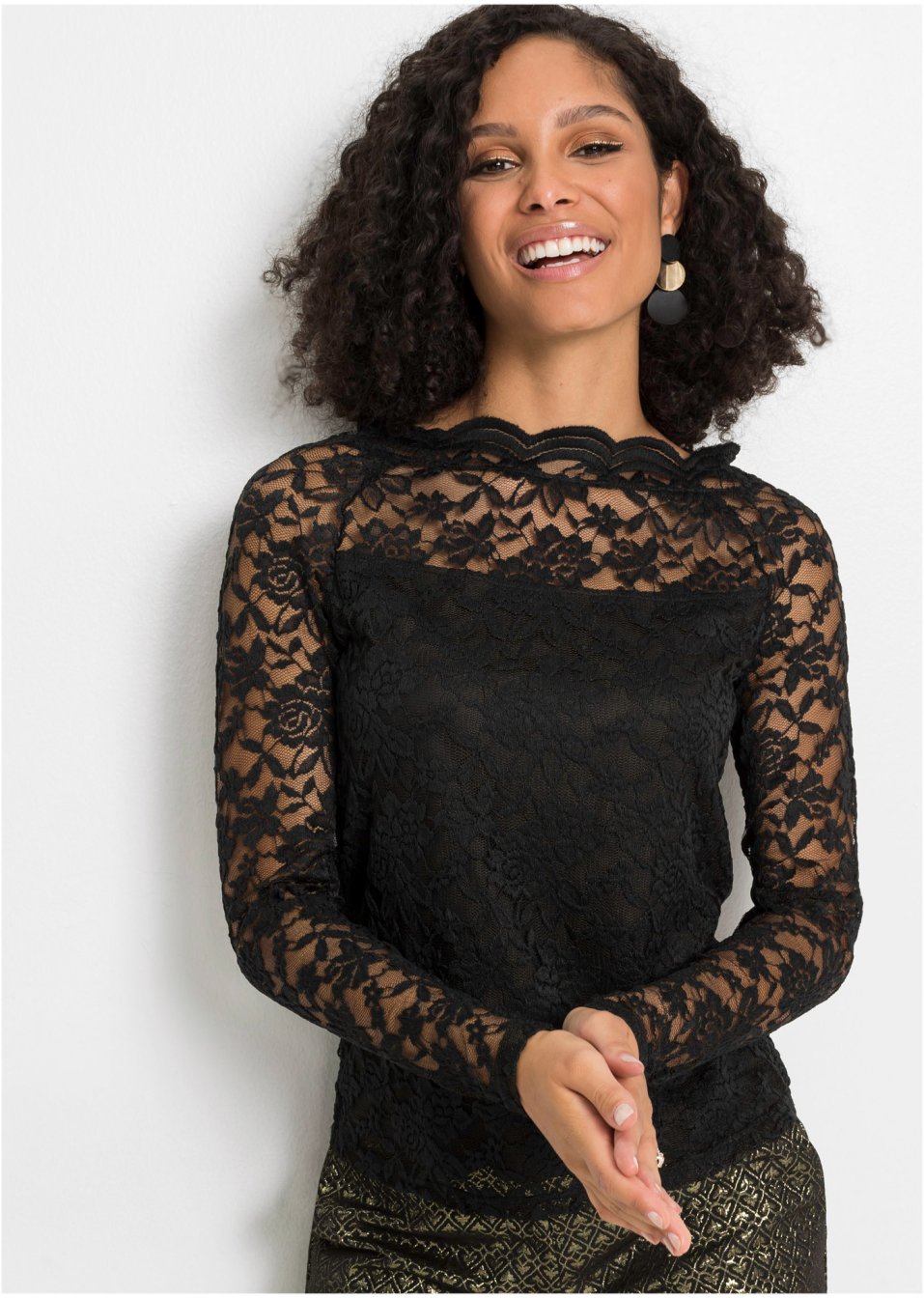 T-shirt en dentelle
