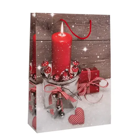 Idena Geschenktasche WH, matt 16x11x6cm FSC-Mix, 1 Stück, 5-fach sortiert